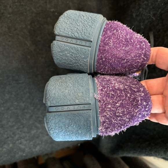 JOHN FLUEVOG Sz 9 Tycho  Space Edition Fuzzy Made in Portugal Platform Shoes - Picture 8 of 10